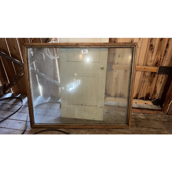 Large Glass Window and Frame