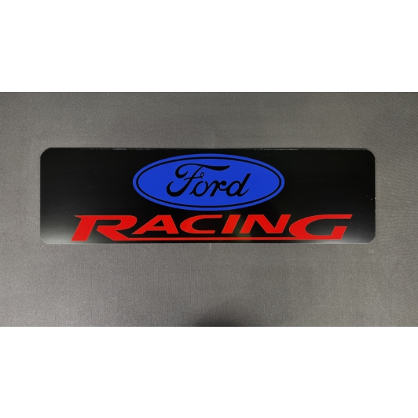 FORD RACING (BLACK) SIGN 28" x 8"