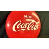 Image 2 : METAL COCA-COLA BUTTON SIGN 2FT X 2FT