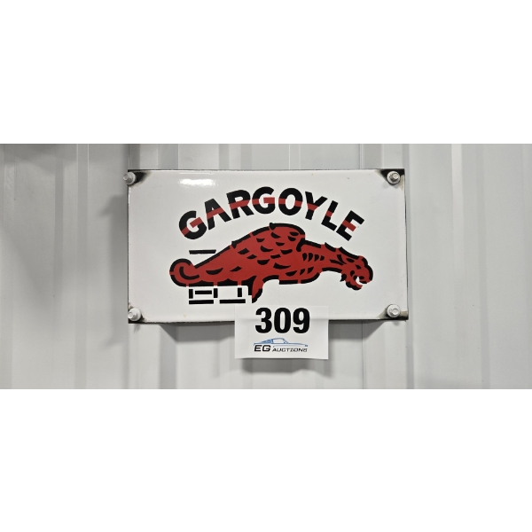 NO RESERVE GARGOYLE SIGN