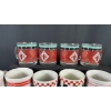 Image 3 : LARGE COCA-COLA MUG & GLASS LOT (18 Pcs): Checkerboard, Diner Glassware, Santa, Ice Cold, Vintage Ad