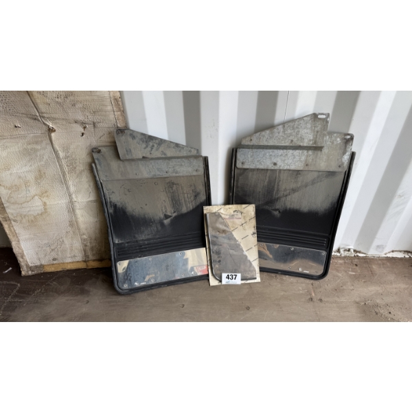 HEAVY-DUTY MUDFLAPS W/ STAINLESS STEEL INSERTS