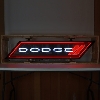 Image 1 : NO RESERVE 5 FOOT DODGE NEON SIGN IN STEEL CAN 