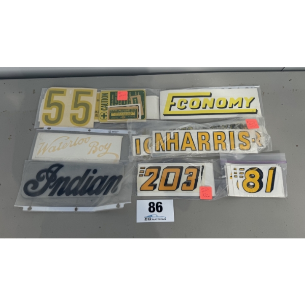 MASSEY-HARRIS & MISCELLANEOUS DECALS