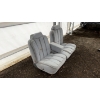 Image 4 : PAIR OF VINTAGE CAR SEATS (GRAY)