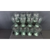 Image 3 : COCA-COLA EMBOSSED GREEN GLASS SETS 12x22oz & 12x16oz