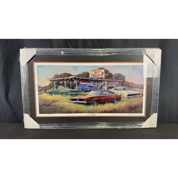 DALE KLEE "TWIST AND SHAKE" LIMITED EDITION FRAMED PRINT (26/750) 19.5" X 33"
