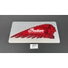 Image 1 : NO RESERVE INDIAN MOTORCYCLE SIGN 2FT X 1FT