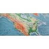 Image 1 : NO RESERVE Massive World Map 5ft 5inches by 3ft 6 inches