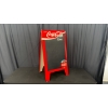 Image 3 : FREE STANDING COCA-COLA CHALKBOARD SIGN 39" TALL 22" WIDE