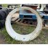 Image 1 : 28" WHITE OUTER TRACTOR RIM