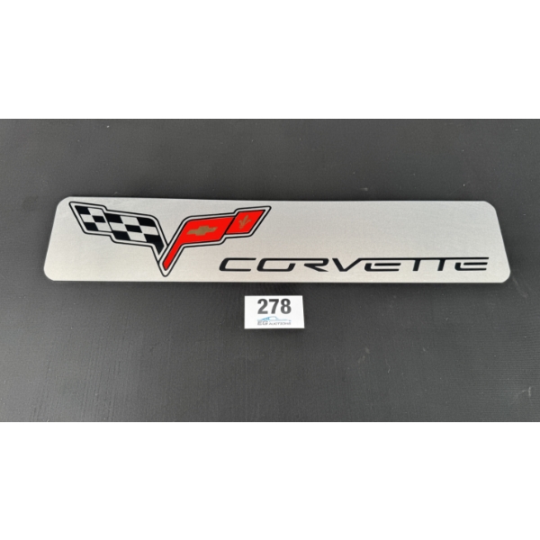 NO RESERVE CORVETTE SIGN 28" X 6"