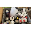Image 7 : MISCELLANEOUS LOT W/ CLEANING PRODUCTS, WALKIES, TIRE PAINT