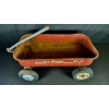 Image 3 : VINTAGE RADIO FLYER MODEL 80 WAGON W/ ORIGINAL RED PAINT