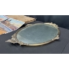 Image 3 : ASSORTED VINTAGE COLLECTIBLES (SCRAPBOOK, ORNATE OVAL MIRROR)