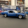 Image 4 : MUSCLE MACHINES 1:18 SCALE '00 PT CRUISER DIECAST & BLUE '69 FORD MUSTANG DIECAST