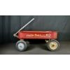 Image 1 : VINTAGE RADIO FLYER MODEL 80 WAGON W/ ORIGINAL RED PAINT