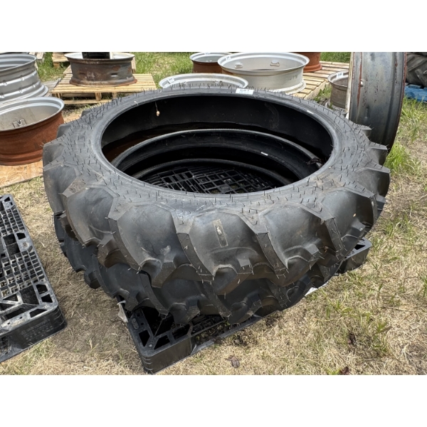 PAIR OF LARGE 11.2-36 TRACTOR TIRES