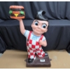 Image 1 : NO RESERVE Metal Big Boy Statue stands 3ft 6inches tall