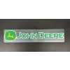 Image 1 : LARGE JOHN DEERE (SILVER) SIGN 4ft x 10"
