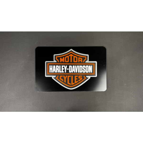 HARLEY DAVIDSON (BLACK) SIGN 19" x 12"