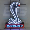 Image 1 : NO RESERVE SHELBY COBRA EMBLEM NEON SIGN