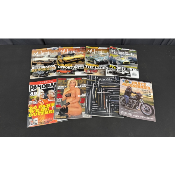 COLLECTION OF CLASSIC MOTORSPORTS MAGAZINES