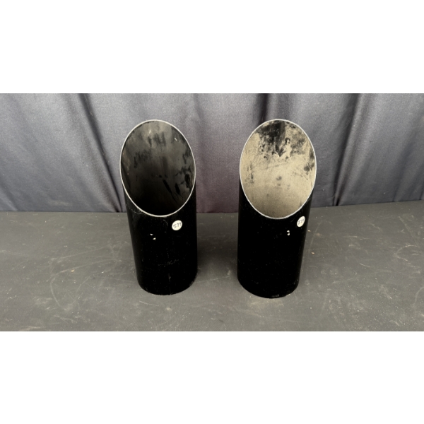 PAIR OF ANGLED EXHAUST TIPS