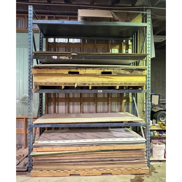 Shelving Unit with Materials