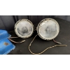 Image 3 : 2 MANIFOLD COVERS AND 2 VINTAGE HEADLIGHTS
