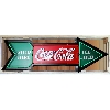 Image 1 : NO RESERVE COCA-COLA ARROW NEON SIGN IN SHAPED METAL CAN 