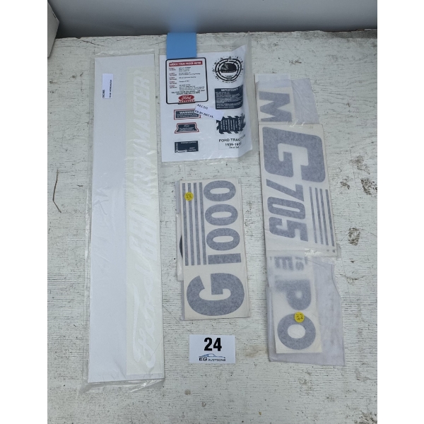FORD & MINNEAPOLIS-MOLINE DECAL SETS