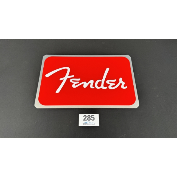 NO RESERVE FENDER SIGN 19" X 12"
