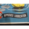Image 6 : 1940s NEW OLD STOCK AMOCO APPROVED LUBRICANTS CANVAS DEALER SIGN