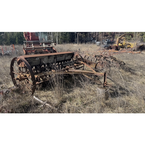 Antique Grain Drill and Plow