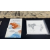 Image 3 : WOVEN CHARLES LINDBERGH "SPIRIT OF ST. LOUIS" BANNER, MAPS, BLANK CARDS