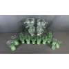 Image 6 : COCA-COLA GREEN GLASS COLLECTION W/ PITCHERS & TUMBLERS