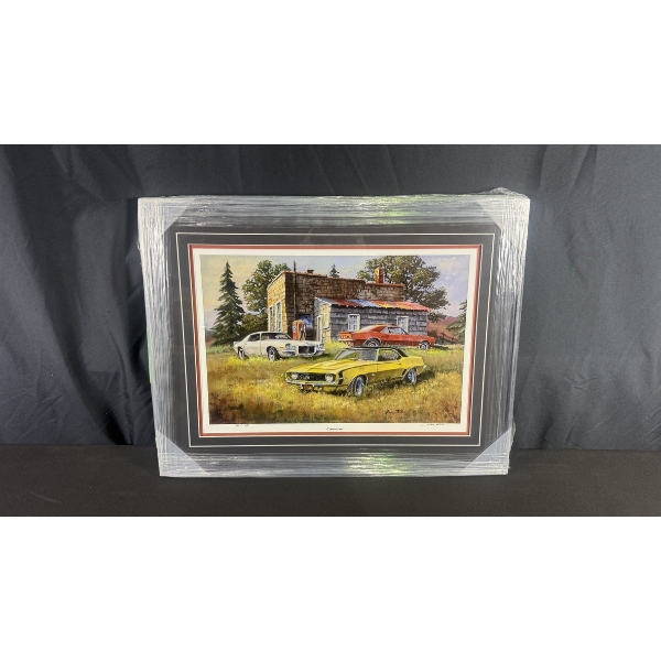 DALE KLEE "CAMAROS" LIMITED EDITION FRAMED PRINT (42/450) 19" X 25"
