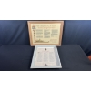 Image 1 : FRAMED CANADIAN BILL OF RIGHTS & NAVAL POEM PRINT