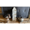 Image 1 : 2 antique lanterns, letter holder and kettle