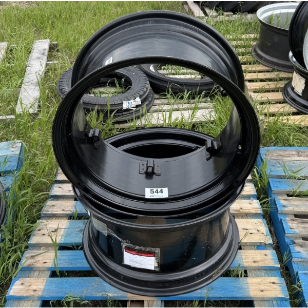 PAIR OF TITAN USA 24XW12 CLAMP-STYLE TRACTOR RIMS
