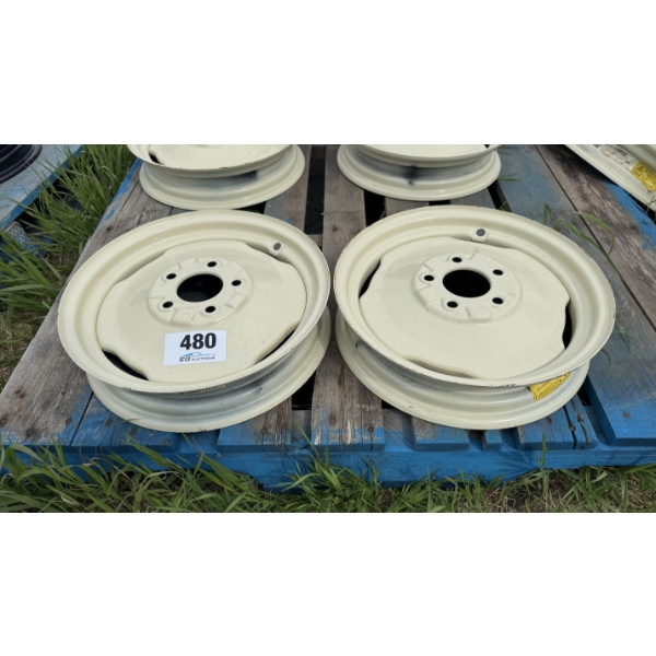 PAIR OF 5-BOLT PATTERN RIMS
