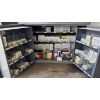 Image 2 : NAPA ECHLIN UAP GRAY METAL PARTS CABINET W/ CONTENTS- TUNE UP PARTS FOR 1980-2008