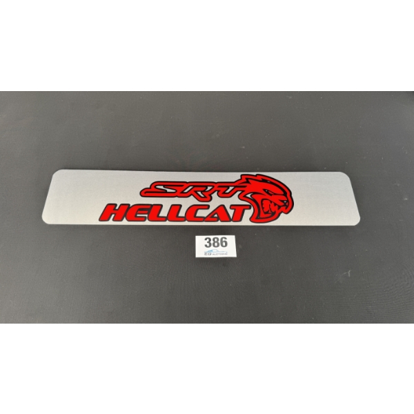 NO RESERVE SRT HELLCAT SIGN 28" X 6"