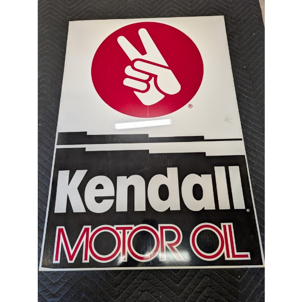 NEW OLD STOCK NOS IN ORIGINAL BOX KENDALL OIL SWINGING METAL SIGN