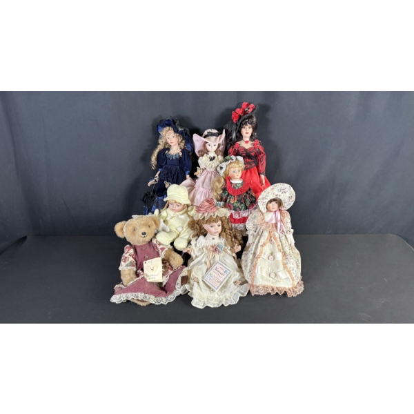 PORCELAIN DOLL & BEAR COLLECTION