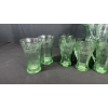 Image 2 : COCA-COLA GREEN GLASS COLLECTION W/ PITCHERS & TUMBLERS