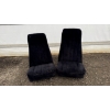 Image 1 : PAIR OF BLACK BUCKET SEATS