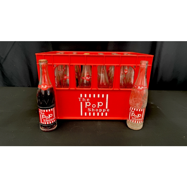 1 CASE OF POP SHOPPE BOTTLES