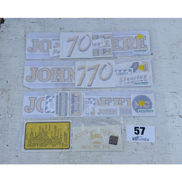 JOHN DEERE DECALS